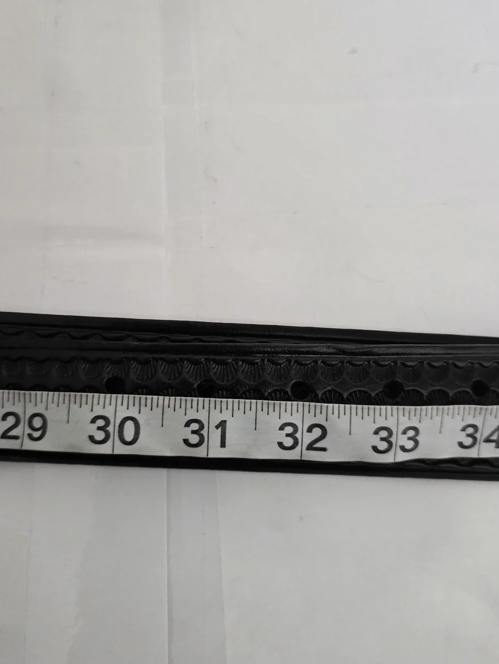 new DUTYMAN size 32 Full Grain Leather Basketweave Service Belt Law Security
